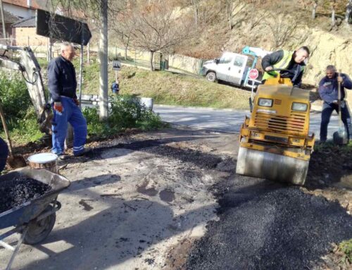 Саниране деонице путева у Амајићу после радова на водоводној мрежи