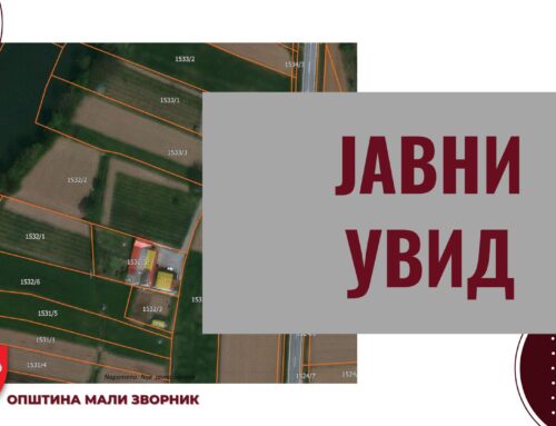 Јавни увид Нацрта Плана детаљне регулације „Регулација дела речног корита Mале реке“ и „Регулација дела речног корита реке Борање“, у Доњој Трешњици, општина Мали Зворник